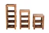 Möbilia Regal mit 2 Böden | Mango-Holz massiv | B 44 x T 44 Produktbild-Vorschau 7