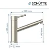 SCHÜTTE Küchenarmatur UNICORN mit Geschirrbrause, Produktbild-Vorschau 4
