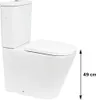 SAT Brevis Stand-WC Kombi-WC Set Toilette Spülkasten Produktbild-Vorschau 1