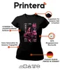 Maglietta da donna, colore nero, taglia S, con scritta Anteprima dell’immagine prodotto 4