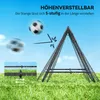 HOMCOM Fußball Rebounder Kickback Tor Rückprallwand Netz Produktbild-Vorschau 4