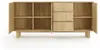 Sideboard Kommode VIRONE Geölte Eiche Japandi 3-türig mit Produktbild-Vorschau 6