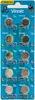 A blister pack of Vinnic LR44 alkaline button cell batteries. Produktbild-Vorschau