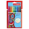 Stabilo Trio 2 in 1 Filzstifte 10 Stück für die Schule Produktbild-Vorschau 2