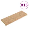 vidaXL Podkładki pod stopy 15 sztuk 65x21x4 cm złote Podgląd zdjęcia produktu 9