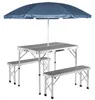 CASARIA Klapptisch Wetterfest Höhenverstellbar Campingtisch Produktbild-Vorschau 8