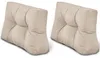 Beautissu 2X coussins de dossier Coussins de palette Voir les images du produit 1
