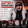 Horror Braut Nonne Maske – Halloween Kostüm & Fasching Produktbild-Vorschau 5