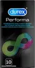 A box of Durex Performa condoms with an infinity symbol graphic. Produktbild-Vorschau