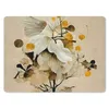 MuchoWow® Mauspad Mousepad Blumen - Pflanzen - Gold - Produktbild-Vorschau 1