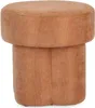 Pouf Glenda 42 x 43 x 42 cm Sperrholz Polyester Orange Produktbild-Vorschau 2