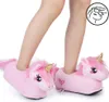 Corimori süße Plüschhausschuhe Einhorn Rose, Rosa Pink Produktbild-Vorschau 5