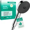 A product box and a hand shower are shown together, with the hand shower in the foreground. Produktbild-Vorschau