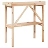 vidaXL Stolik do sadzenia roślin z półką 78x38x82,5 cm z Podgląd zdjęcia produktu 6