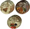 6er Set Pizzateller Oliven-, Salami- & Lieblingspizza Ø Produktbild-Vorschau 1