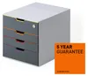 DURABLE Schubladenbox VARICOLOR® 4 SAFE, 760627 mehrfarbig Produktbild-Vorschau 1