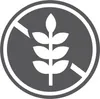 A graphic icon indicating a product is gluten-free. Produktbild-Vorschau