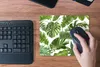 MuchoWow® Mauspad Mousepad Blätter - Weiß - Muster - Produktbild-Vorschau 4