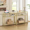 TRANKIELO® - Tavolino consolle piccolo, 75 cm - Spazio di Anteprima dell’immagine prodotto 4