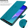 Cadorabo Hülle für Huawei P40 LITE E Schutz Hülle in Blau Produktbild-Vorschau 5