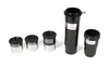 A collection of telescope eyepieces and accessories arranged on a white background. Produktbild-Vorschau