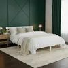 Dřevěná postel Homestyle4u 140x200 manželská postel s Náhled obrázku produktu 2