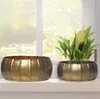 Sadzarka Zestaw 2 doniczek FineBuy Metal Bowl Dekoracyjna Podgląd zdjęcia produktu 1