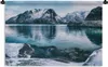 MuchoWow® Wandteppich Wandbehang Winter - See - Schnee Produktbild-Vorschau 1