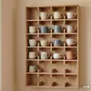 home24 Furniertes Tassenregal - Tanne Produktbild-Vorschau 4