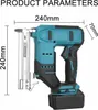 Akumulátorová hřebíkovačka Drillpro F30G 21V 800W pro Náhled obrázku produktu 2