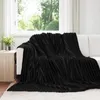 vidaXL Coperta nera 270 x 240 cm in pile Anteprima dell’immagine prodotto 2