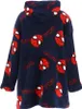 Marvel Spiderman Kinder Fleece Bademantel – Hellblau / Produktbild-Vorschau 4