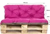 Polstry na paletový nábytek sedák 120x80 + opìrák 120x40cm Náhled obrázku produktu 2