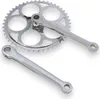 Vintage Singlespeed Tretkurbel 46 Zähne Stahl Produktbild-Vorschau 1