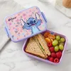 Set Trinkflasche & Brotdose Disney Stitch, Flieder Blumen Produktbild-Vorschau 10