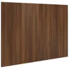 vidaXL Testiera marrone effetto rovere 120x1,5x80 cm Anteprima dell’immagine prodotto 1