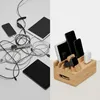Relaxdays Ladestation, für Apple Watch, Bambus, HxBxT 11 x Produktbild-Vorschau 3