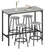 Ensemble HOMCOM comprenant une table de bar et des Voir les images du produit 1