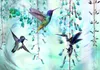 Selbstklebende Folie Fototapete - Flying Hummingbirds Produktbild-Vorschau 5