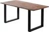 Esstisch Baumkante massiv Akazie stonefarben 200 x 100 cm Produktbild-Vorschau 2