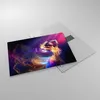 Bilder auf glas - Schönheit Disco Mode Make-up - 70x50cm - Produktbild-Vorschau 2