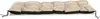 Gartenkissen 120x40 cm wasserdicht für Palettenbank beige Produktbild-Vorschau 4