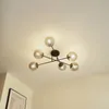 Lindby Deckenleuchte Isamer, rauchgrau, Ø 80 cm, Kugel Produktbild-Vorschau 3