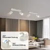 ZMH LED Deckenleuchte Weiß 2 Flammig Deckenlampe 2ER Produktbild-Vorschau 2