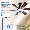 Ventilateur de plafond LED 52 cm avec éclairage E27 RGB et Voir les images du produit 6