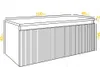 Easy4You Unterschrank WOTA 100 cm Matt Schwarz/Eiche Produktbild-Vorschau 7