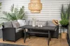 Venture Home Lounge-Set Bentwood Schwarz Produktbild-Vorschau 3