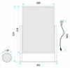 Miroir Rea Lumi 30X40 Led Noir Voir les images du produit 7