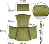 sunnypillow Hängesessel Kissen - Auflage für Rattan & Produktbild-Vorschau 2
