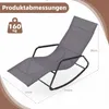 COSTWAY Schaukelliege, Sonnenliege, Liegestuhl, Produktbild-Vorschau 3